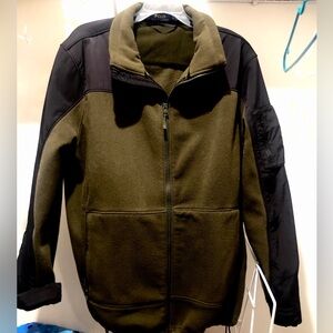 Polo by Ralph Lauren Men's Green Jacket Fleece full zip- great condition L